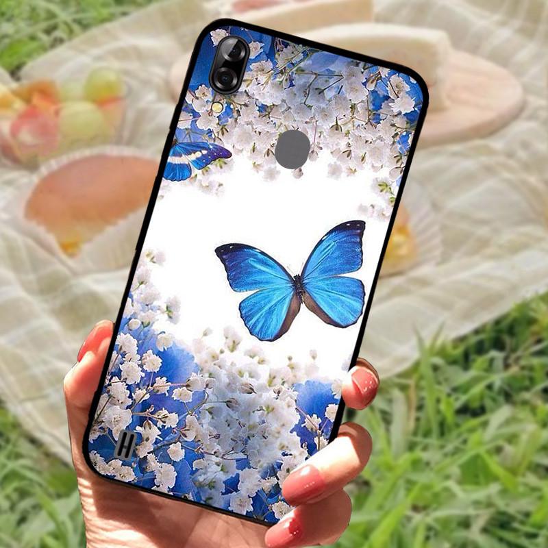 Case For Blackview A60 Cover Silicone Marble Cat Lion TPU Black Soft Covers for Blackview A60 A 60 Bags