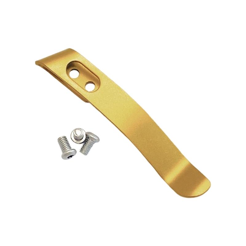 Cutter Pliant en Acier Inoxydable Clip Arrière Accessoires de Fabrication DIY Pièces d'Outil de Coupe avec Pince de Poche à la Taille avec 3 Vis