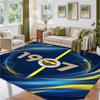 Fenerbahçe FC Design Crystal Velvet Rug Soft Decorative Mat for Bedroom Entrance