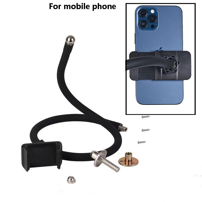 Flexible Arm Monopod Rod Sofa Lazy Stands Holder with Ball Head Clip Holder for Mobile Phones Tablets PC