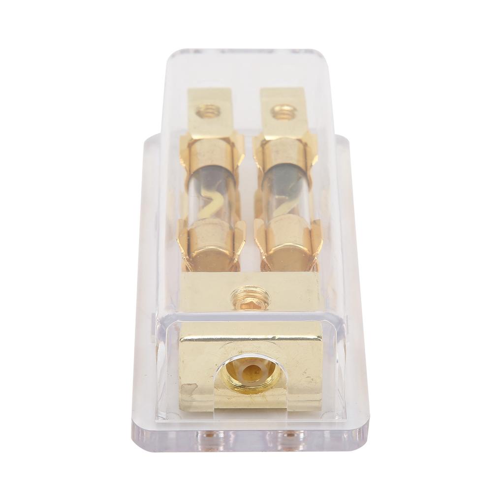 Strömfördelningsblock 60A 1 in 2 ut Ljudsplitter Säkringshållare för Bil Husbil Solcellssystem