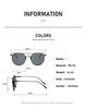 New Retro Oval Frame Glasses Metal Double Beam Pilot Sunglasses Men's High-end Driving Sun Protection Sunglasses