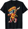 Dabbing Pizza Slice Fun Graphic for Food Lovers T-Shirt Unisex T-Shirt