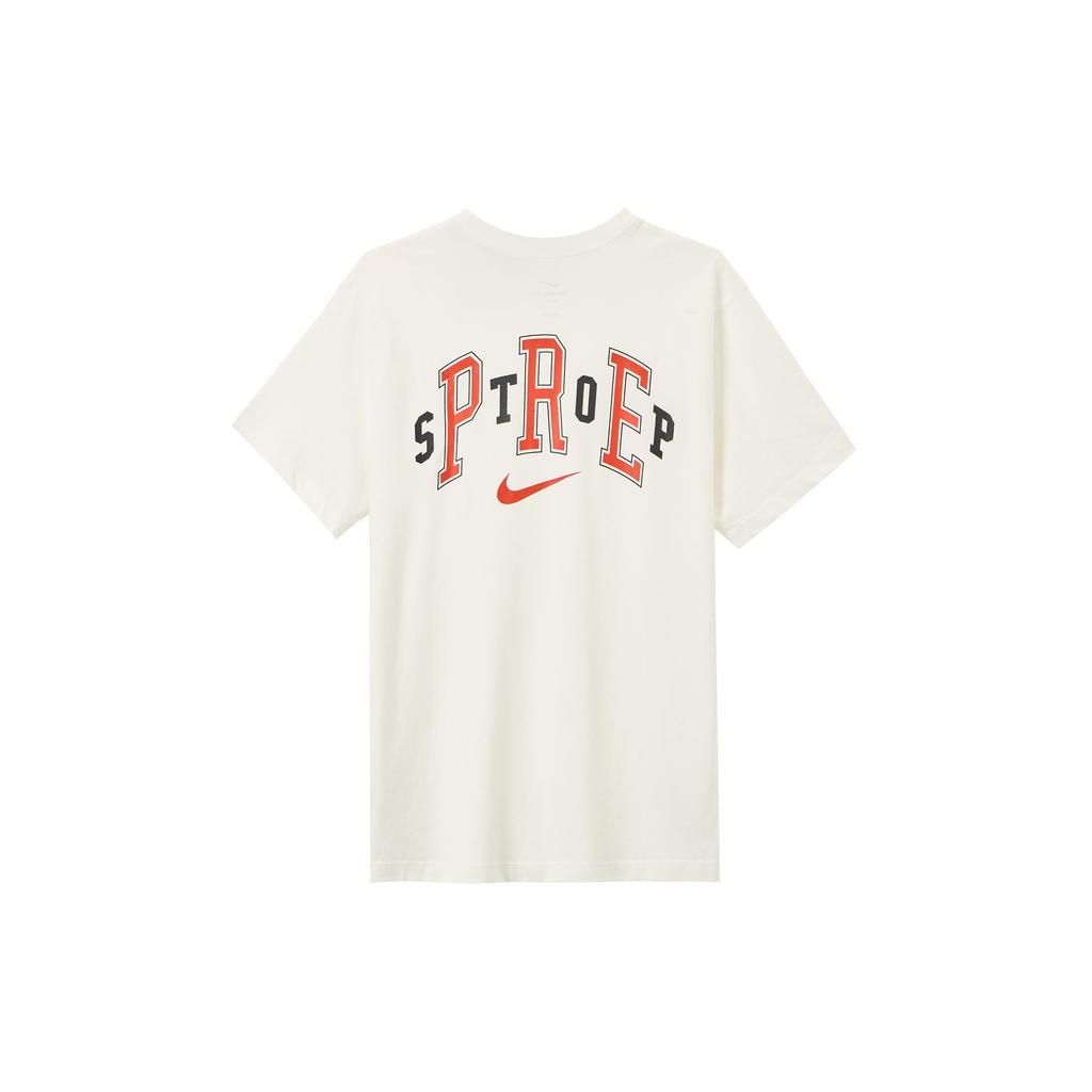 Nike T Shirts Men's Summit White Crew Neck Moderate Straight Fit FV8393-121