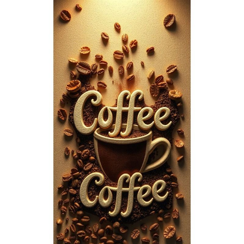 Coffee Wall Poster Metal Sign 20x30cm