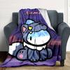Customiz Name Personality Jeff the Land Shark  Blanket Soft &Warm Sofa Office Bed Travel Lunch Break Blanket, Gift Suitable All Seasons