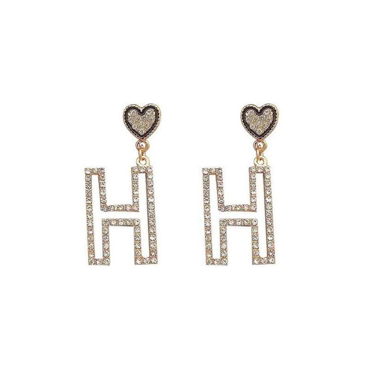 No Ear Without Piercing Long Tassel Rhinestone Ear Clip Luxury Ear Accessories