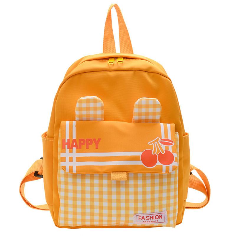 High-capacity Breathable School Backpack For Young Kids In Stylish Macaron Colors