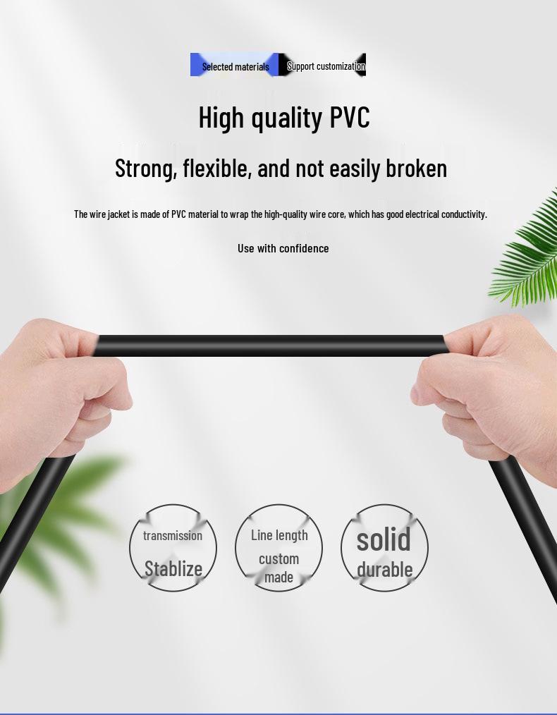 60cm US N5-15P RV Power Conversion Extension Cord 12AWG