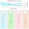 Silicone Facial Mask Applicator 4 Pcs Reusable Double-End Face Mask Brush Washable Beauty Spatula Tools for Clay Cream Gel And Mud Facial Masks Gentle