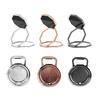 Metal Foldable Phone Holder 360 Degree Rotation Stand Double Finger Ring Round Cellphone Universal Portable Metal Kickstand