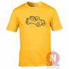 Tričko Beach Buggy Retro Cool Vdub Brouk Dune Auto Vtipné Tričko
