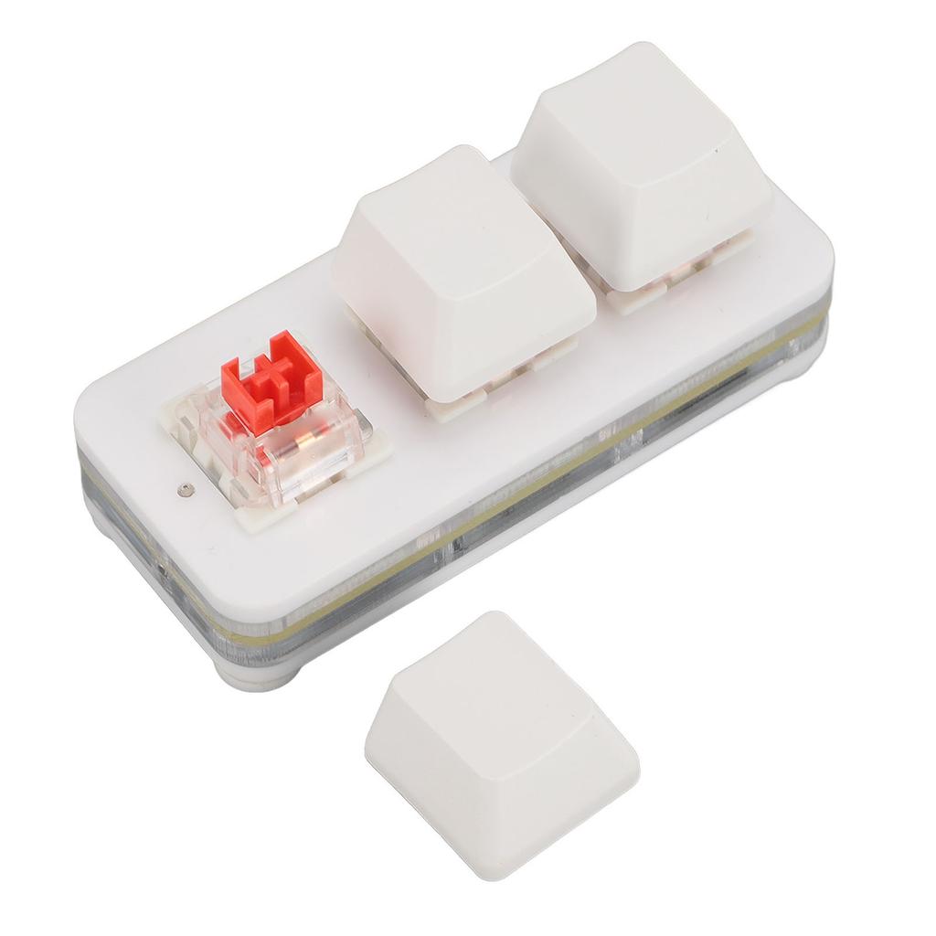 3 Key Keypad USB Mechanical Gaming Keyboard RGB Customized Programmable Keypad with Red for Work