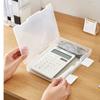 Transparent A4 File Storage Box Portable Document Box New A4 File Box