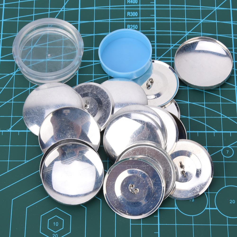 Cloth Bag Cover Buttons Kit Round Button Base DIY Handmade Crafts Buckle Making Tools40MM
