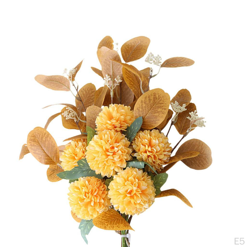 Artificial Flower Bouquet Bridal Decoration Silk Nordic DIY Flowers for Home Table Wedding