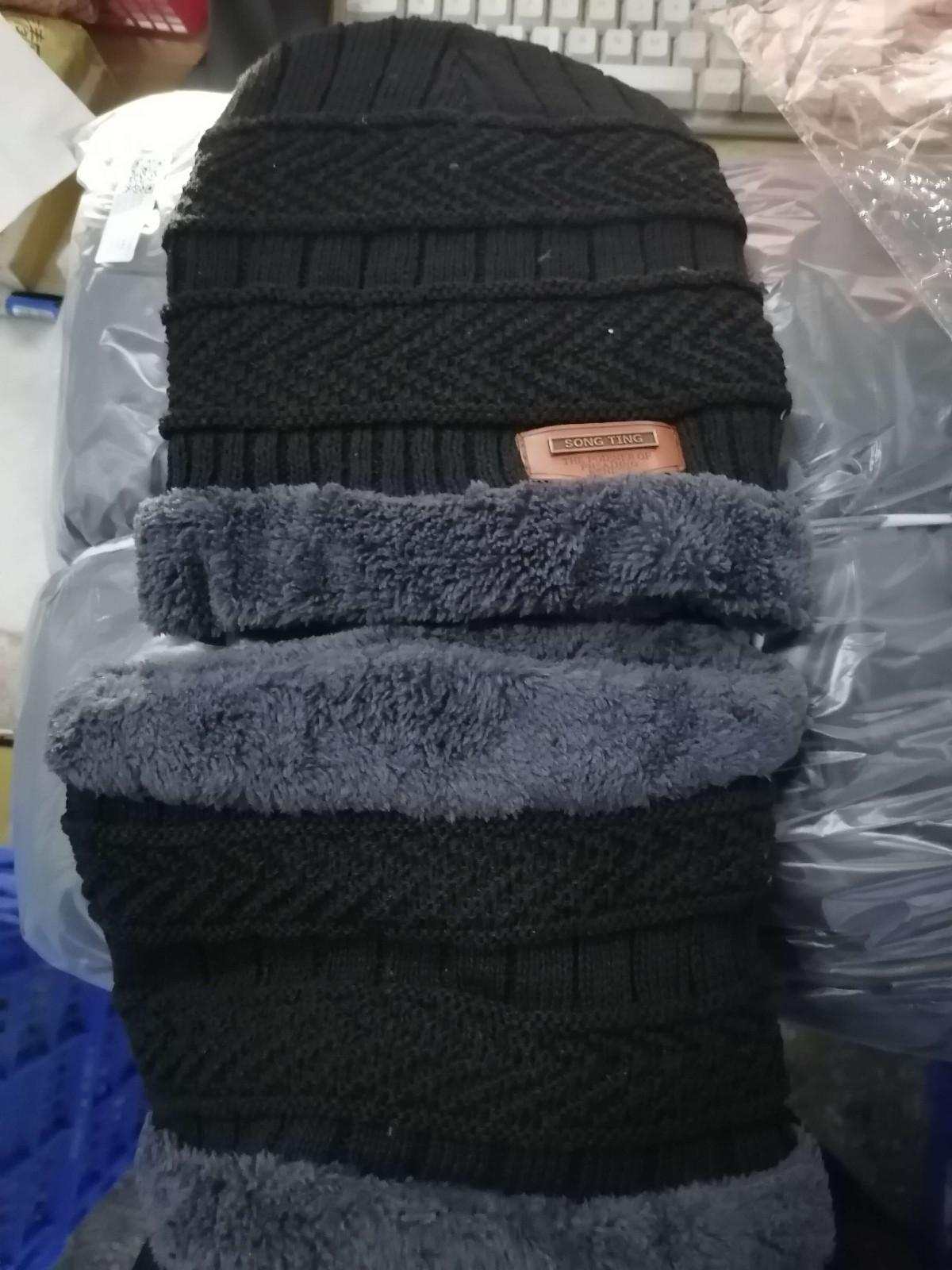 Зимняя термо-плюшевая шапка — фото 7