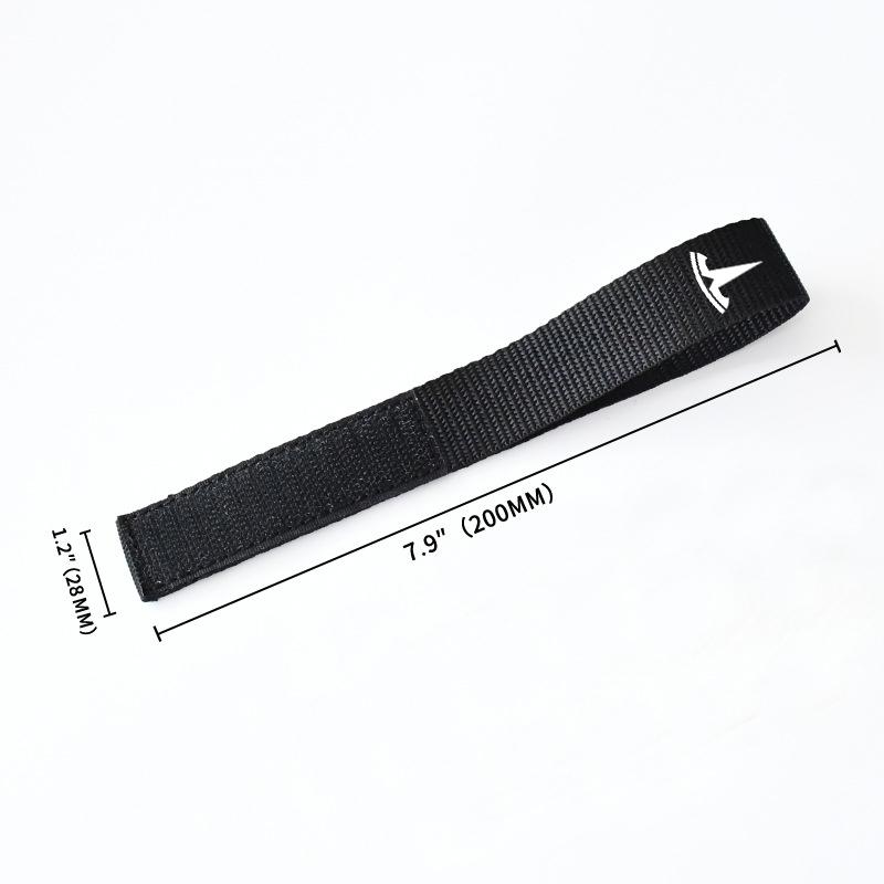 nwjcg2 Rear Trunk Rope DrawString for Tesla Model Y Open Tail Box Cover Handle Pull Strap Tidying Organizer Car Accessories Mat Gadgets