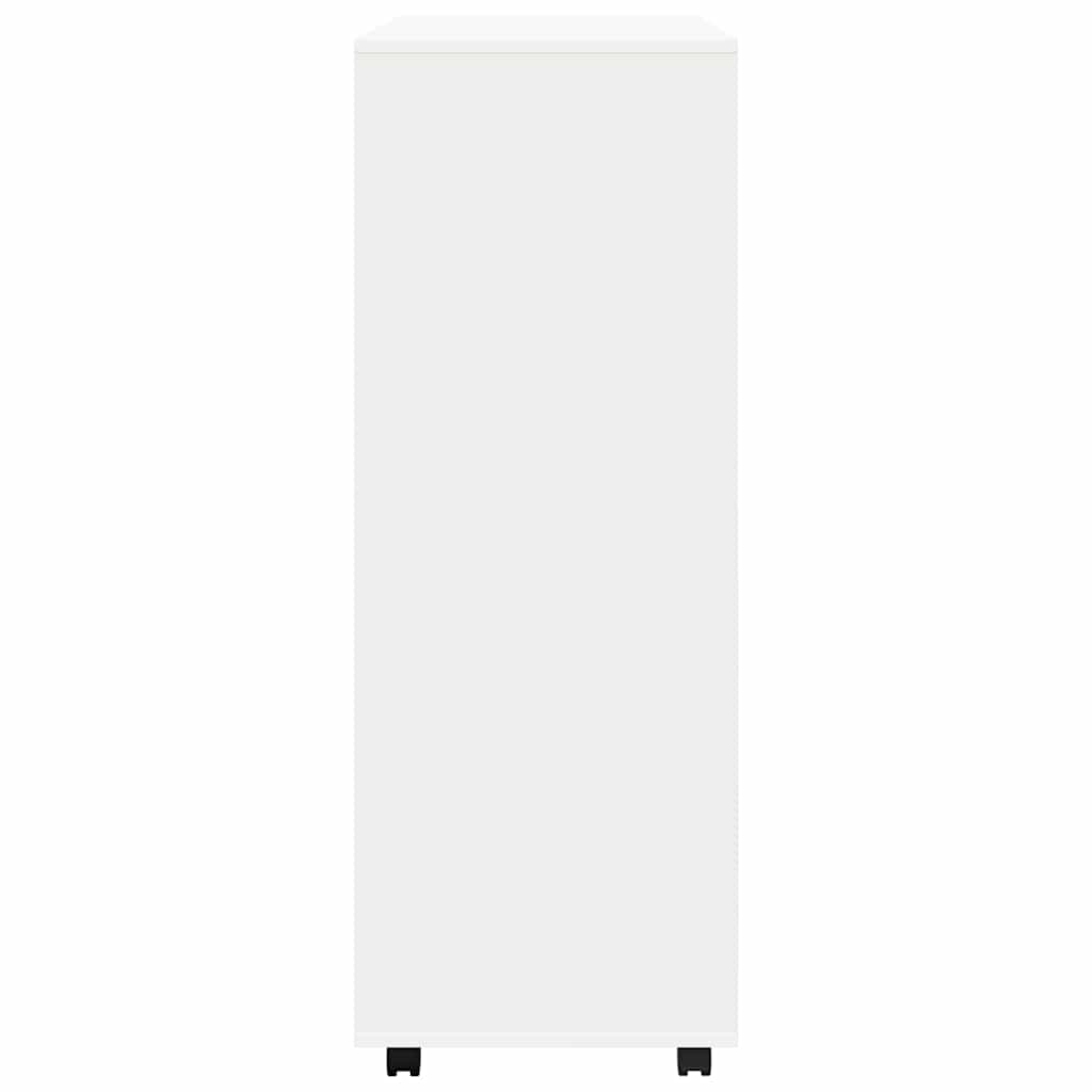Vidaxl Cabinet, White, 80X40X110 Cm, Wood-based Material