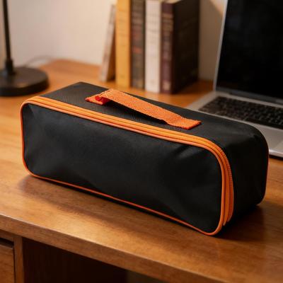 Car Tool Bag Portable Oxford Vacuum Cleaner Pouch Divided Compartment Tool Bags With Fixing Straps For Drivers Cars Vehicles
