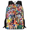 Printed Schoolbag, Primary School Student Cartoon Animation Casual Backpack
