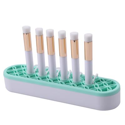1PCS Silicone Drying Rack Makeup Pen Square Storage Box Silicone Display Rack