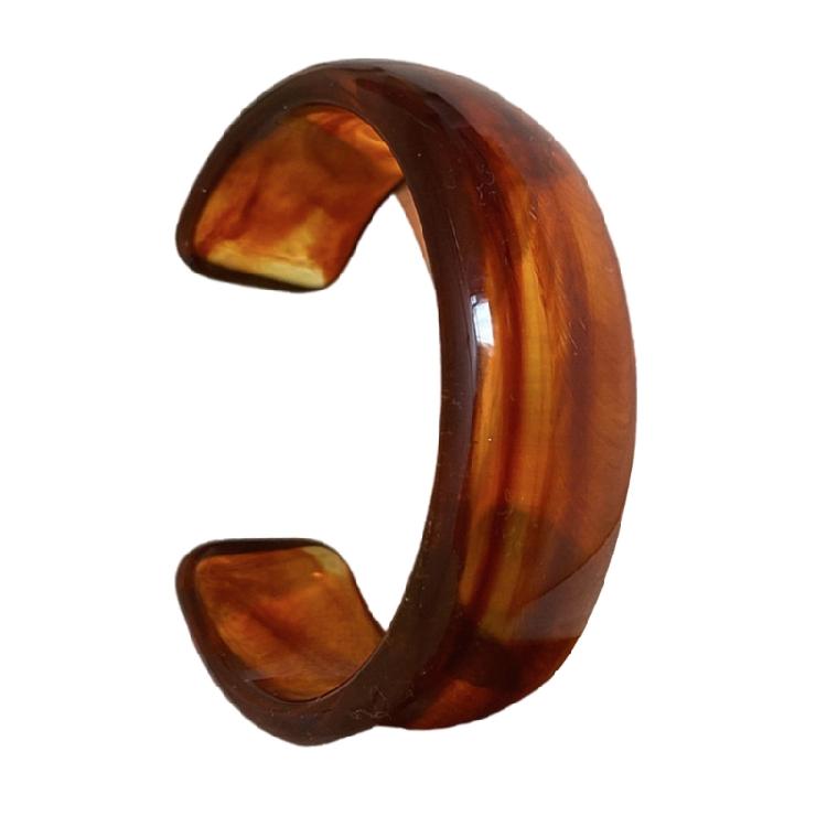 Practical Wide Acrylic Bangle Bracelets Geometric Bangle Statement Jewelry Suitable for Women Matching Fashion Outfits