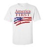 America First Donald J.Trump T-Shirt Graphic Tee  100% Cotton Unisex T-Shirt