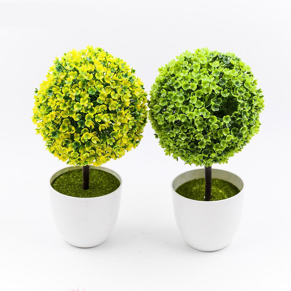 Artificial Fake Planter Grass Potted Ball Plant Bonsai Outdoor/Home/Garden Decor Artificial Fake Planter Grass Potted Ball Plant Bonsai Outdoor/Home/Garden Decor