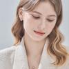 ELLE Jewelry 14K Women's Mirror Ball Necklace EL14NN023