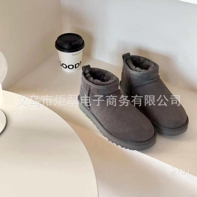 Sangpo snow boots female couple short boots new bread shoes winter velvet thickened thermal cotton