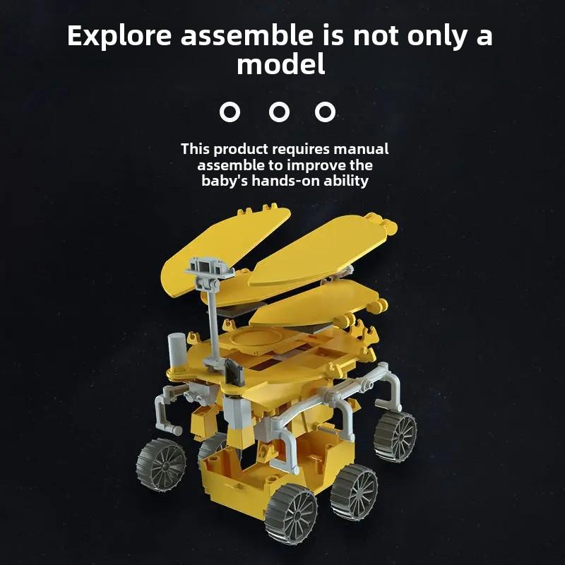 Solar Rover Space Probe Educational Science Toy Diy Assembly Creation Toy Science Powered Stem Building Sets Gift