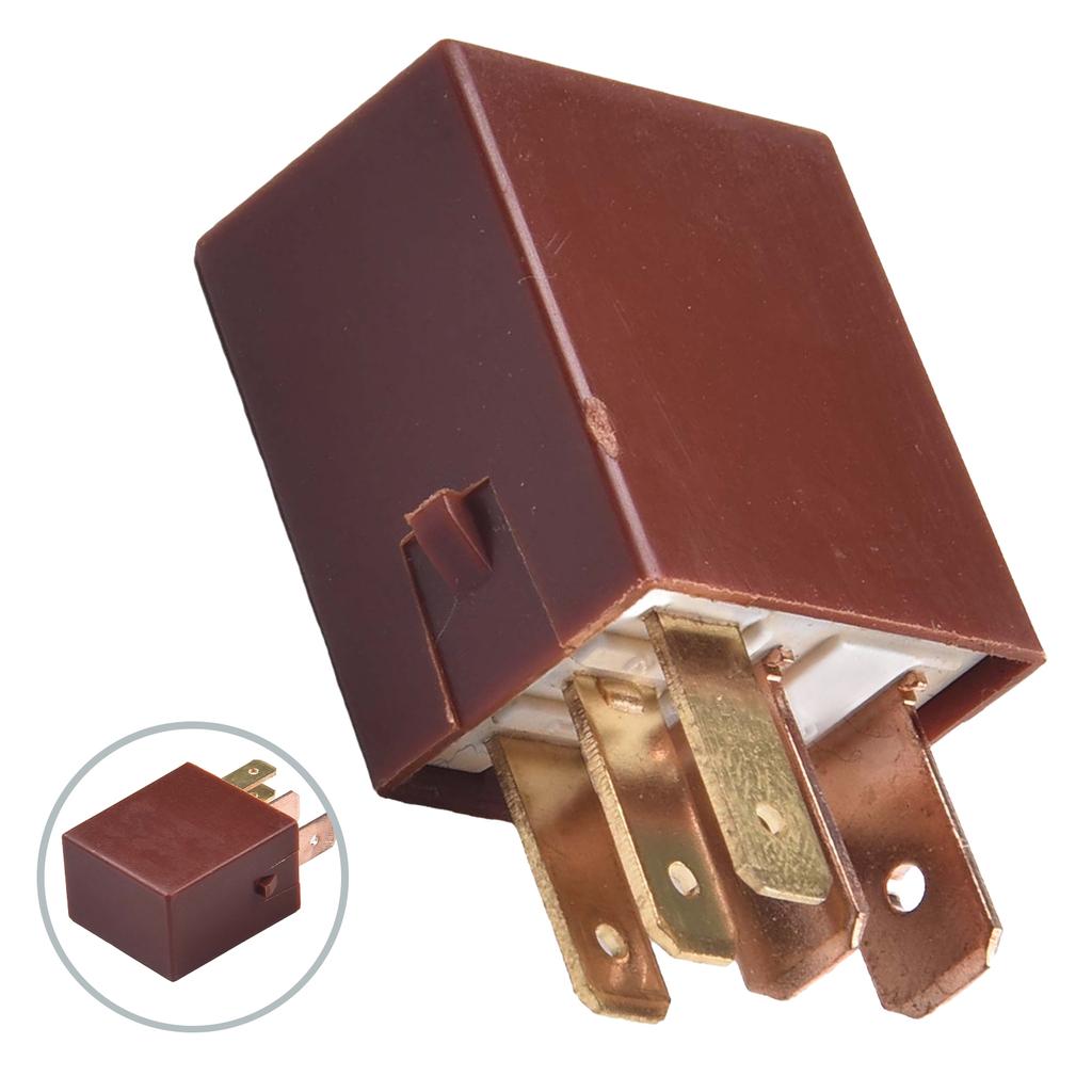Car Relay ABS Accessories Brown For Tacoma Crusier Perfect Fit Plug And Play Replacement 90987-04004 156700-0860