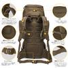 60L Large Tactical Lightweight Compatible with Military Climbing Travel [Mardingtop] Rucksack, Capacity, Backpack, Bag, Backpack, Backpack, Camping,