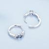 Barbie Design blue earrings, elegant and high-end original ins style love exquisite gift box S925 silver earrings for women ZJYES-YS-248