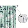 2-piece Cartoon Dinosaur Print Curtains   Polyester Fabric   Machine Washable   Suitable for Bedroom Living Room Decoration