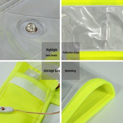 אפוד בטיחות מחזיר אור LED