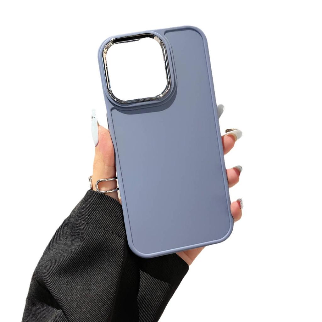 Solid color metal photo frame suitable for iPhone 15 Pro Max cases and iPhone 11/14 Pro protective cases