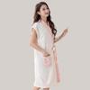 Women's Quick-Drying Coral Fleece Bath Skirt: Thickened, Soft, Water-Absorbent, Wearable Bath Towel for Spring and Autumn