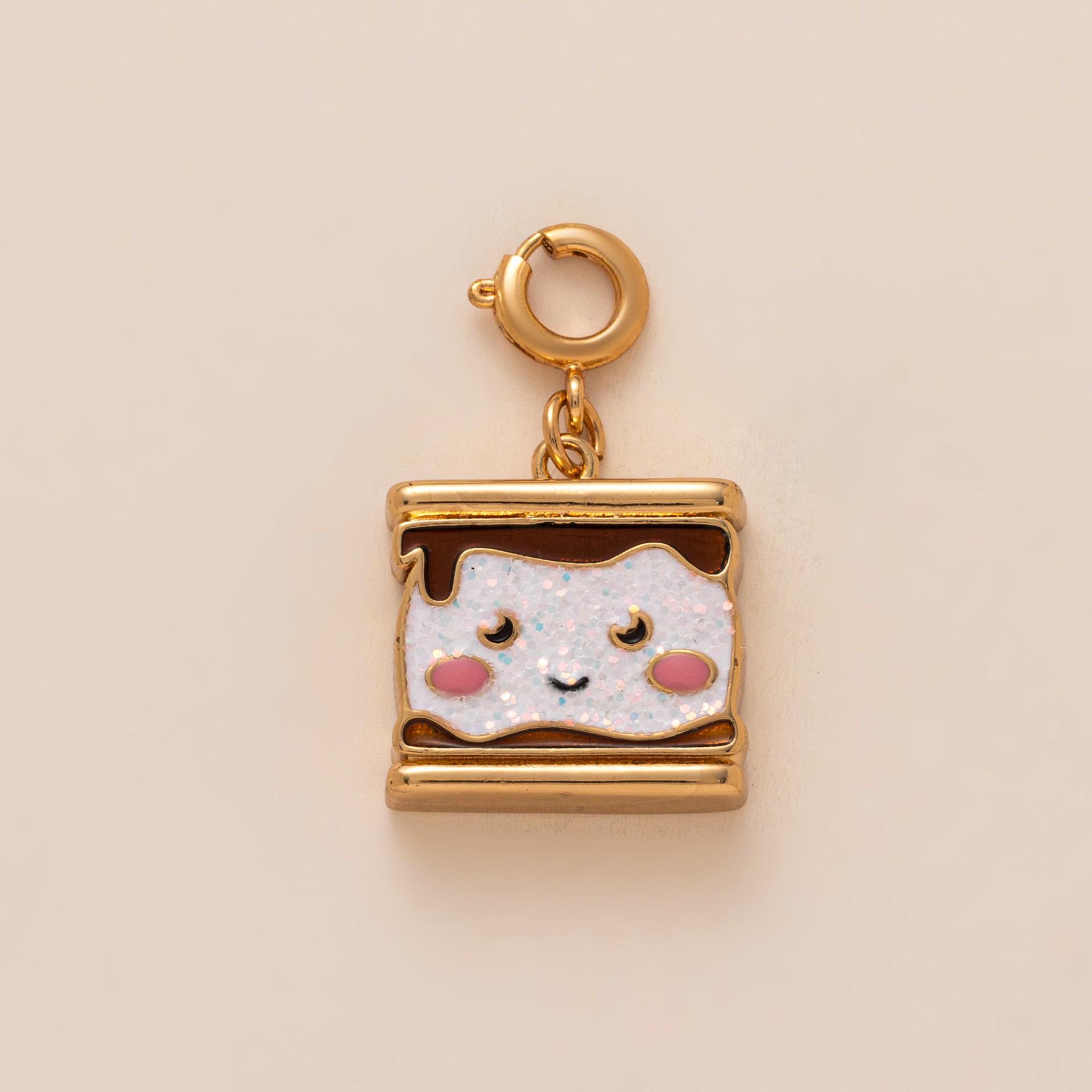 2025 Colorful Smiley Elephant Star Cherry Pattern Luggage Pendant