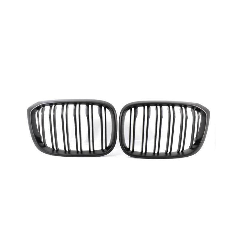 Front Kidney Replacement Glossy Black Single Double Grill Grille For BMW G01 X3 G02 X4 2018- Front Grille Racing Grills New