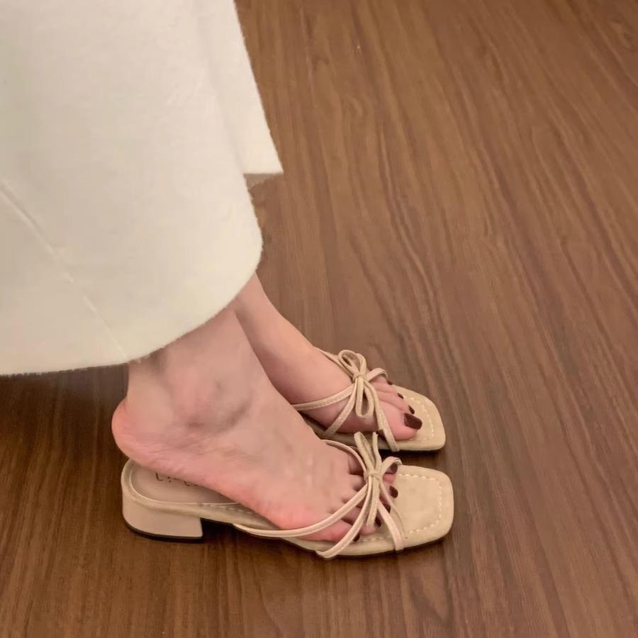 Sheepskin version~ French cross-strapped red Mary Jane shoes flat single shoes women's shallow mouth evening wind fairy ballet shoes