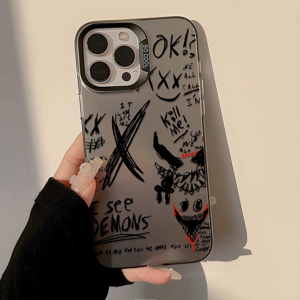 Phone Cases For iPhone 11 13 16 ProMax Case iPhone 13 14 15 ProMax 12 13 ProMax Case Samsung A55 A05S A54 A06 S22 A15 A12 A22 A52S S23 S24 Color IMD