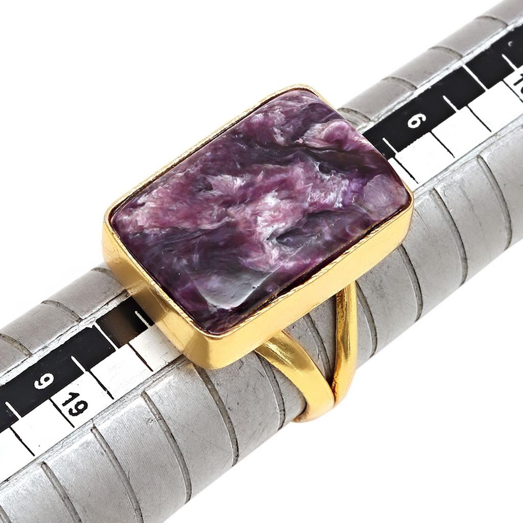 Russian Cheroite Gemstone Handmade Silver Jewelry  "7.5"