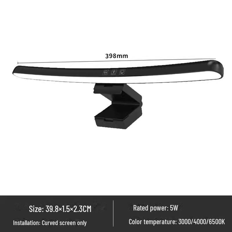 Asymmetrische LED-Augenschutz-Schreibtischlampe für Computerbildschirme