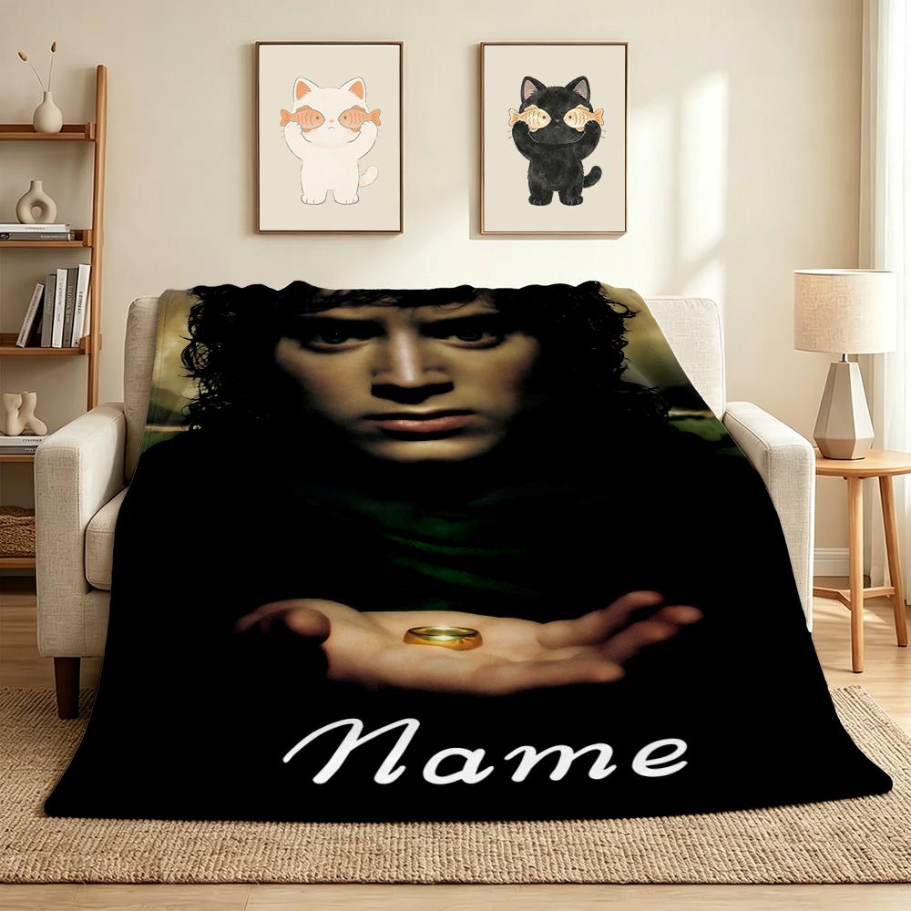 Custom Name Journey Courage Flannel Blanket Throw Blanket Soft Warm Sofa Bed home Decor Unique Gift