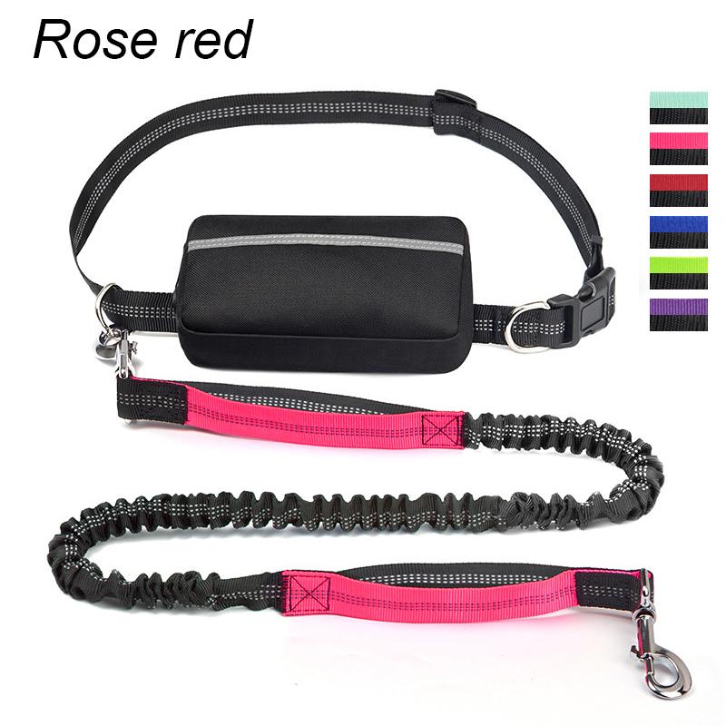 Multifunctional Sports Waist Bag Extended and Thickened Leash for dog walking and dog leash pet running leash with waist bag