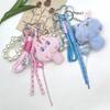 Ornaments Cat Plush Keychain Bag Hanging Cat Mobile Phone Chain  Holiday Gift