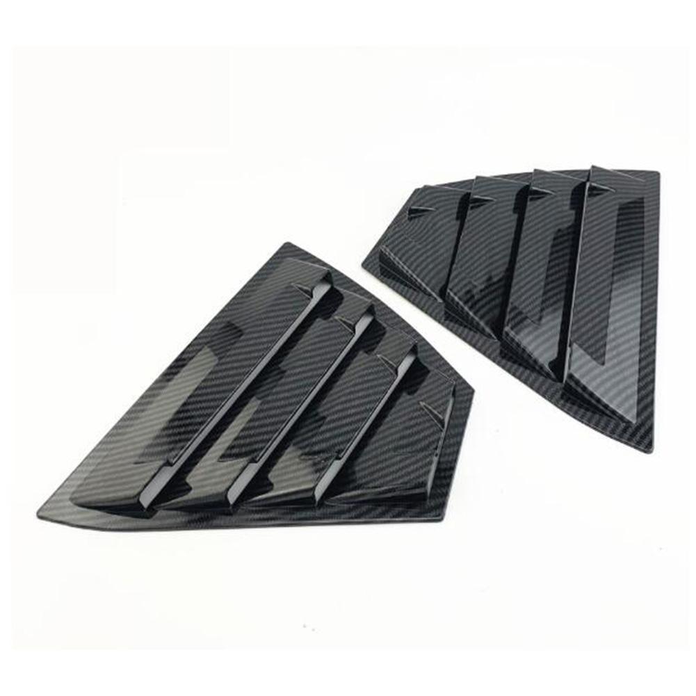 2PCS Blinds Side Tuyere Rear Louvers Vent Scoop Cover Window for Nissan Sentra B18 2020