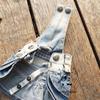 Tangqi Classic Fashion Denim Gradient Suspender Dress for Cats and Dogs